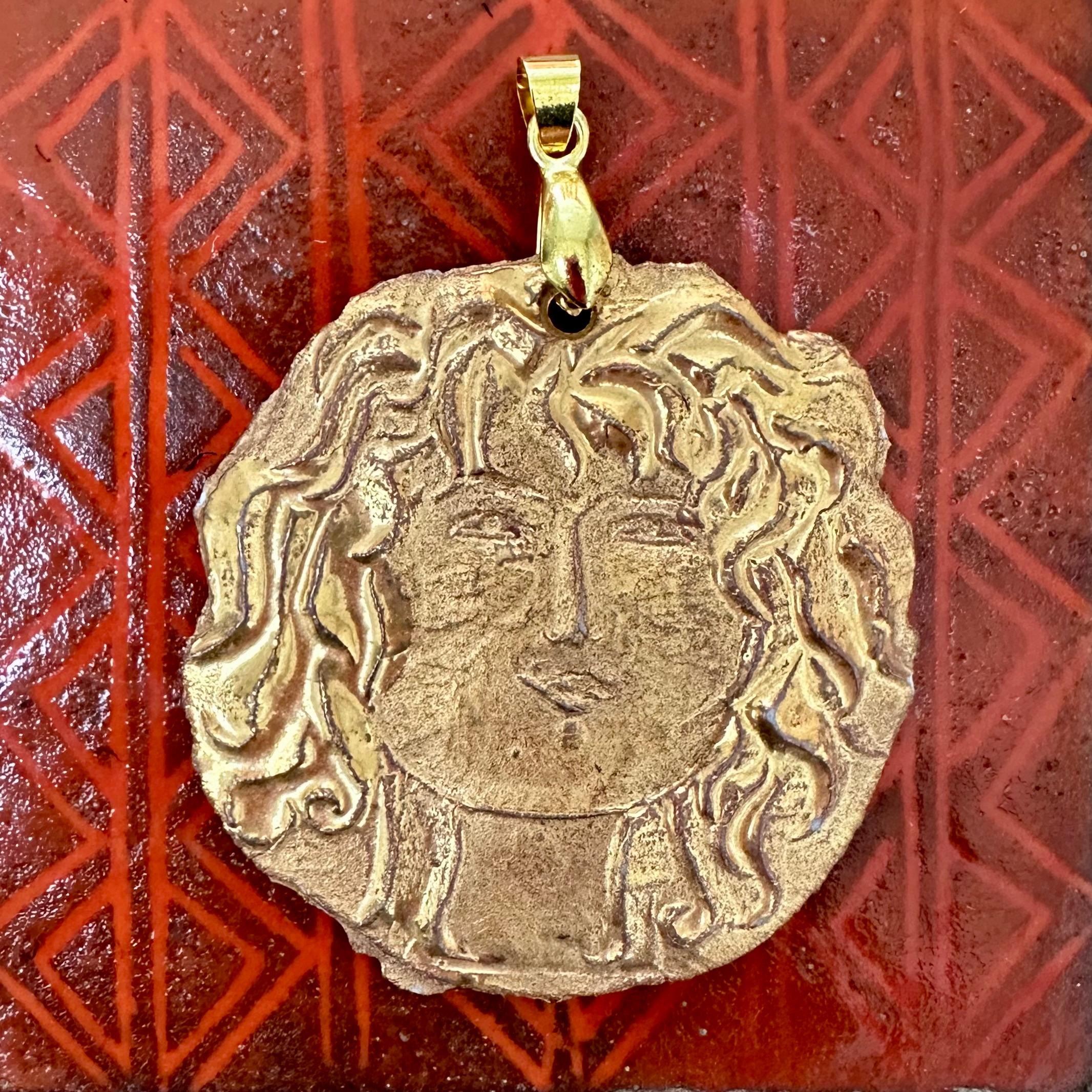 Other Roger Capron, Zodiac Charm Lion, Vallauris 1973 For Sale