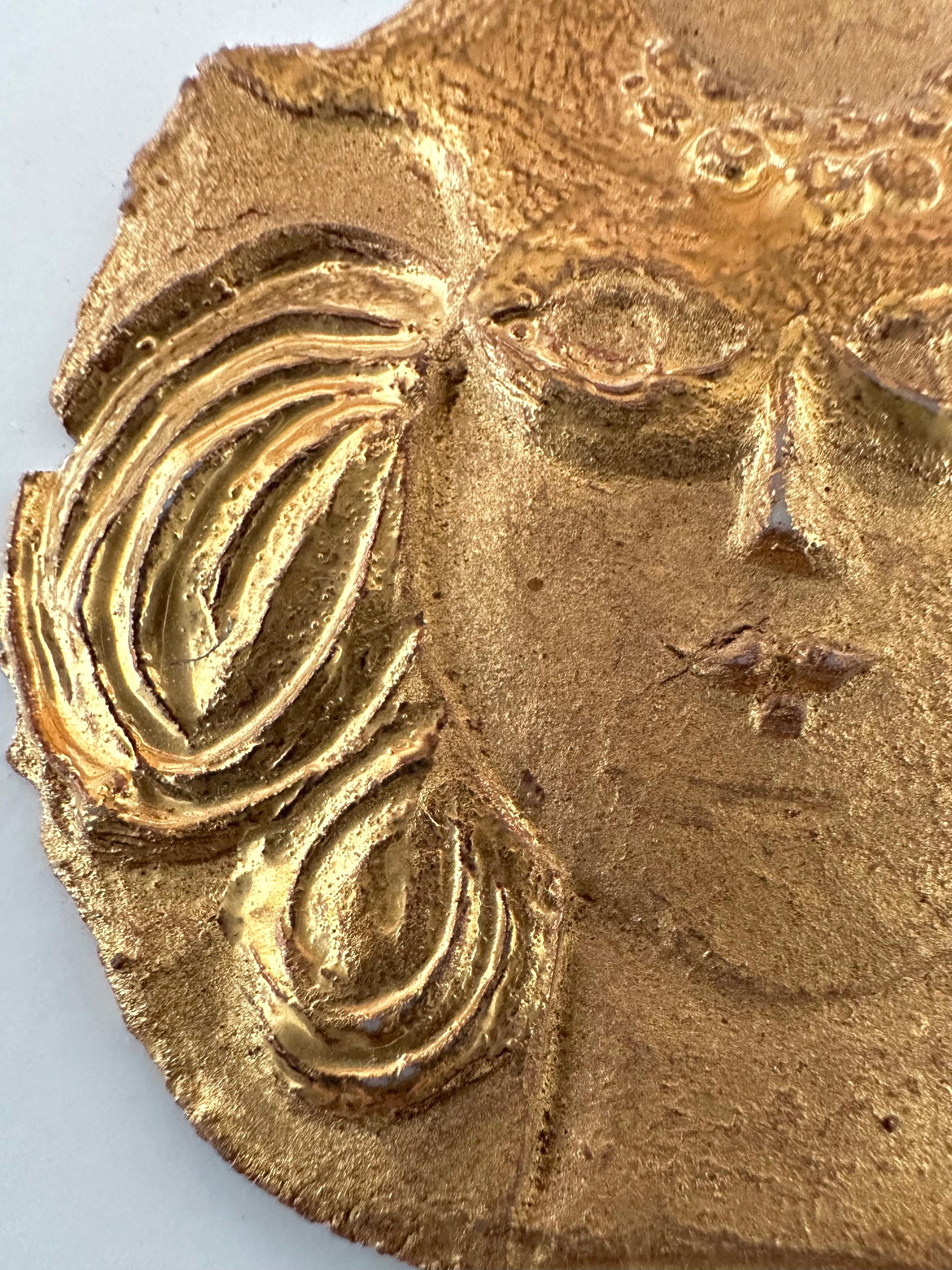 Roger Capron, Zodiac Charm Taurus, Vallauris 1973 For Sale 1