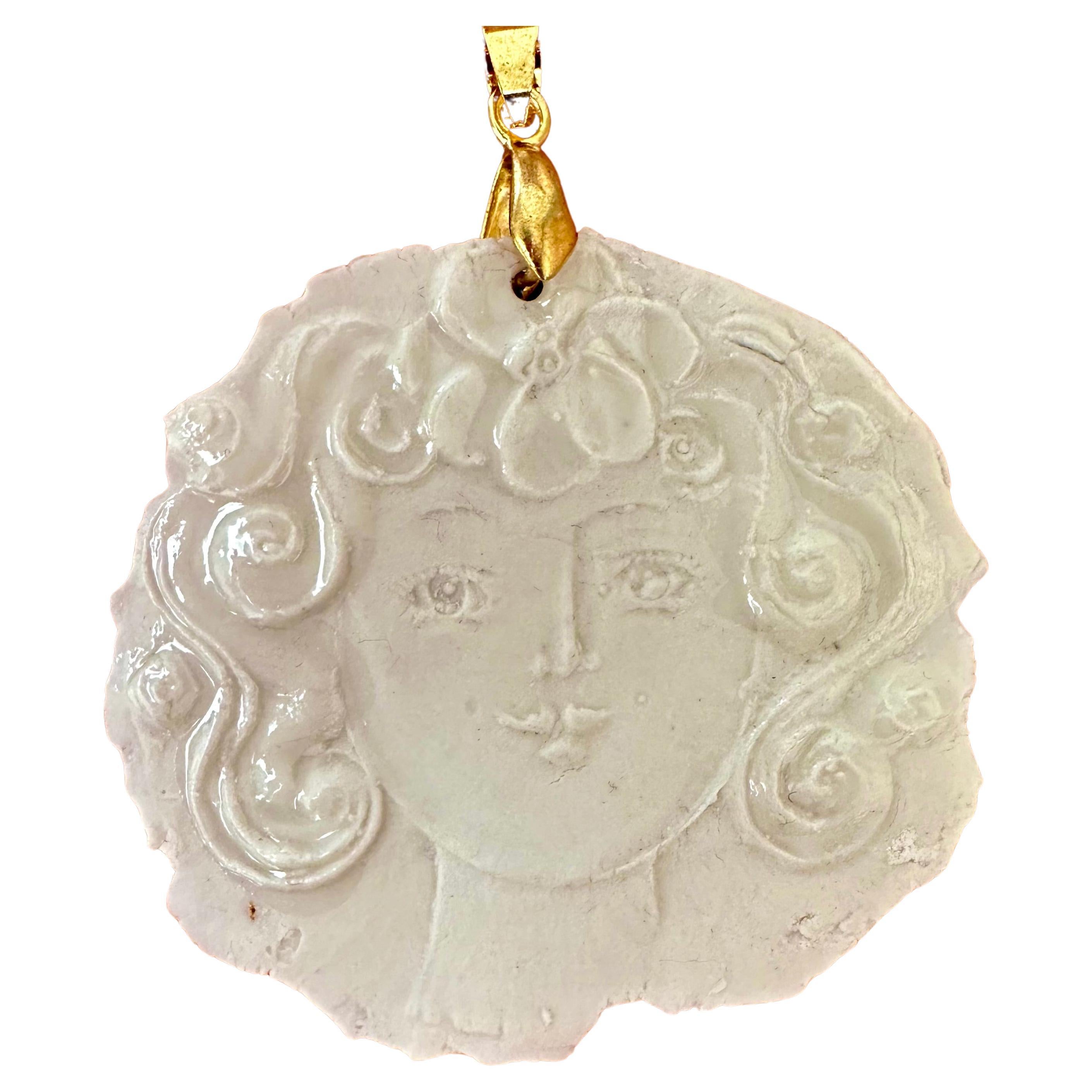 Roger Capron, Zodiac Charm Virgo, Vallauris 1973
