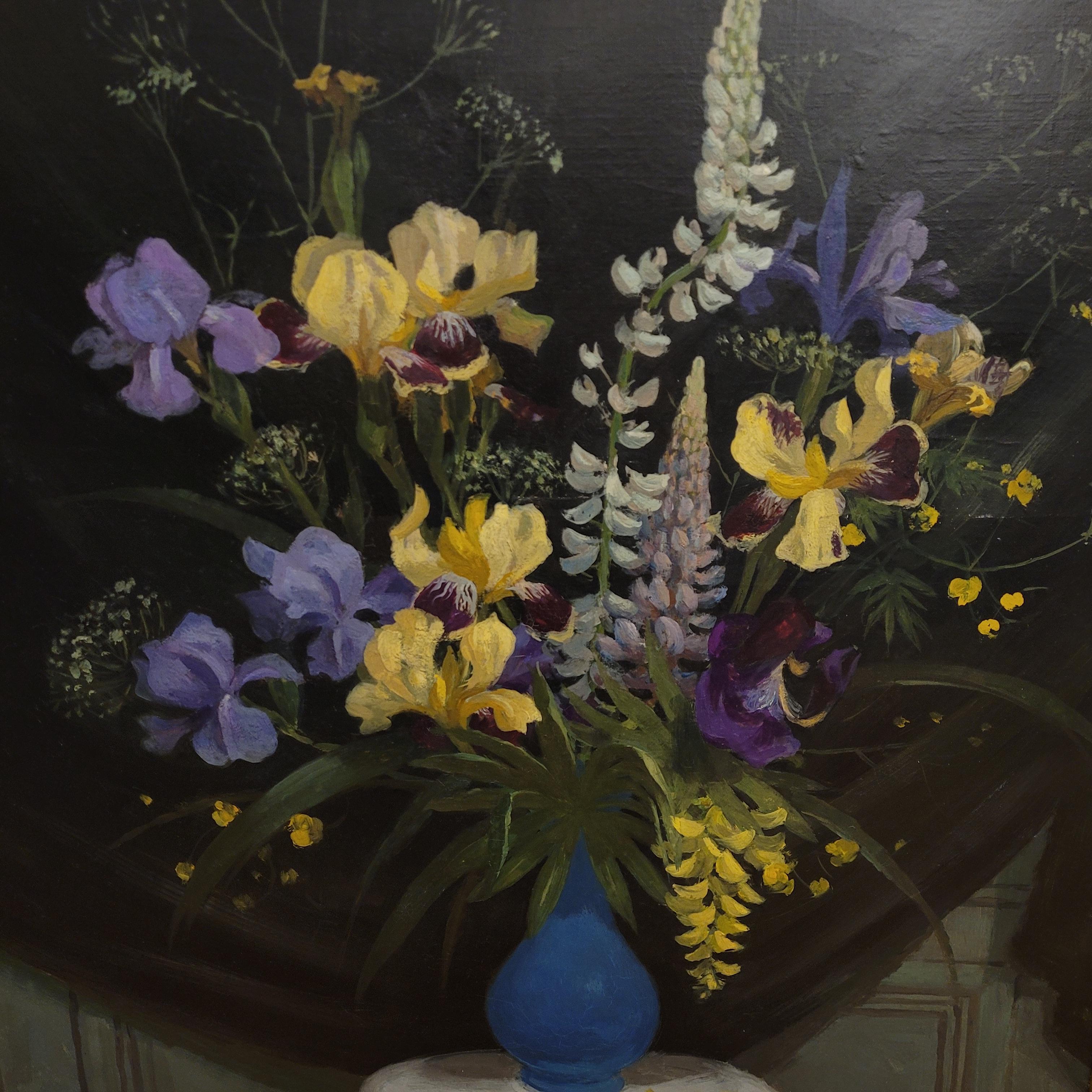Still life - French School Painting by  Roger Chapelain-Midy