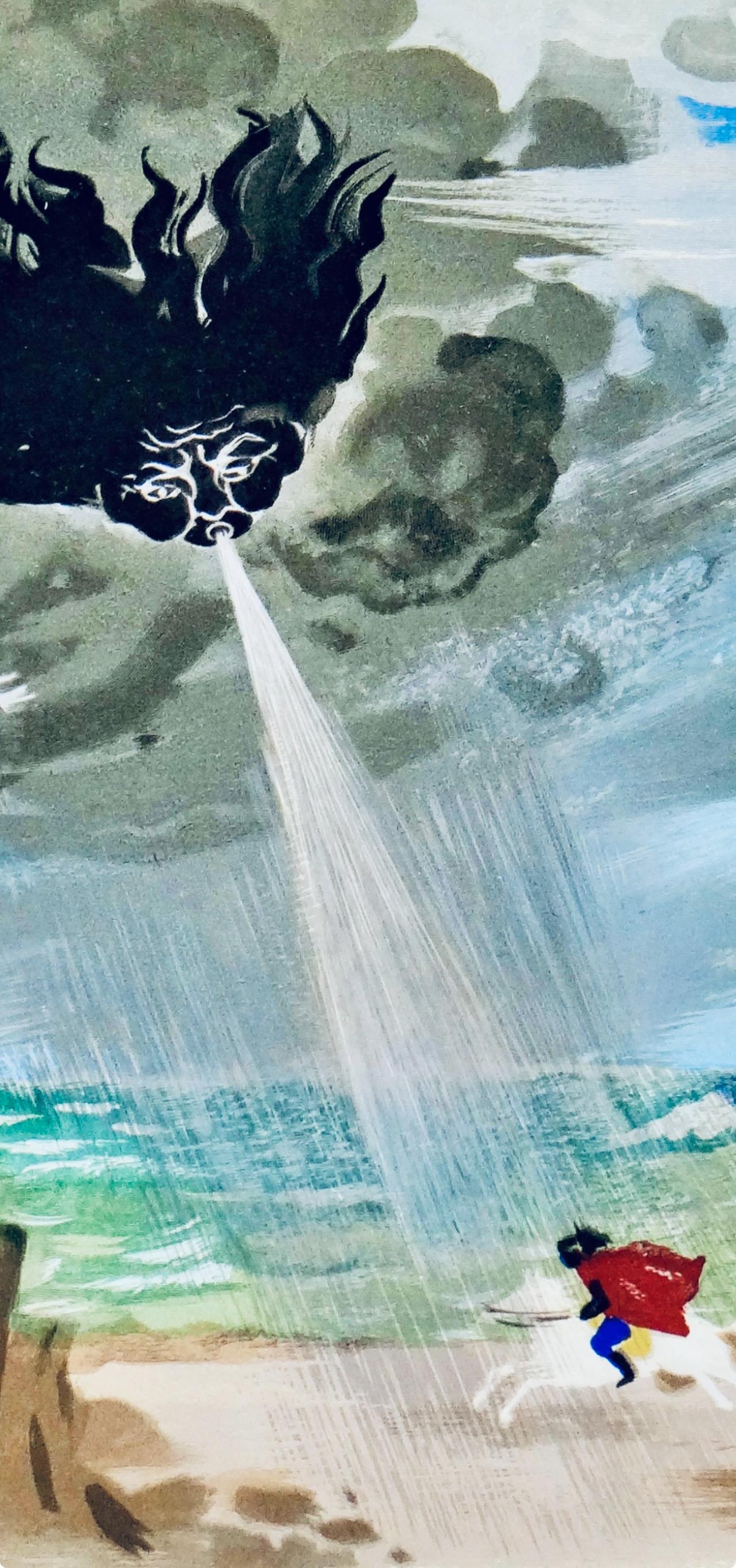 Phebus et Borée, Vingt fables de La fontaine, Roger Chapelain-Midy For Sale 1