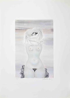 Donna - Litografia di Roger Chapelain Midy - Anni '70