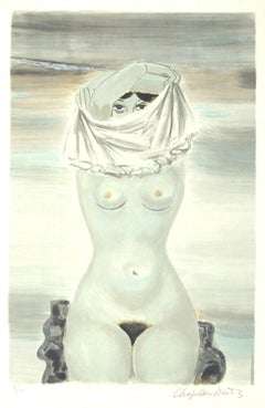 Nude - Original Lithograph - 1980s