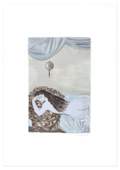 The Viewer - Original Lithograph by R. Chapelain-Midy - 1970s