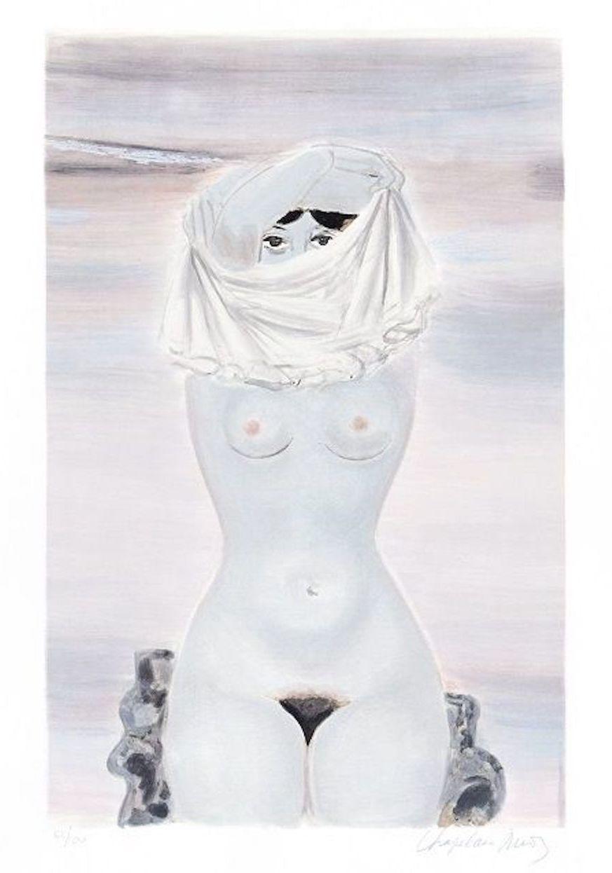 Femme - Lithographie originale de R. Chapelain-Midy - 1970
