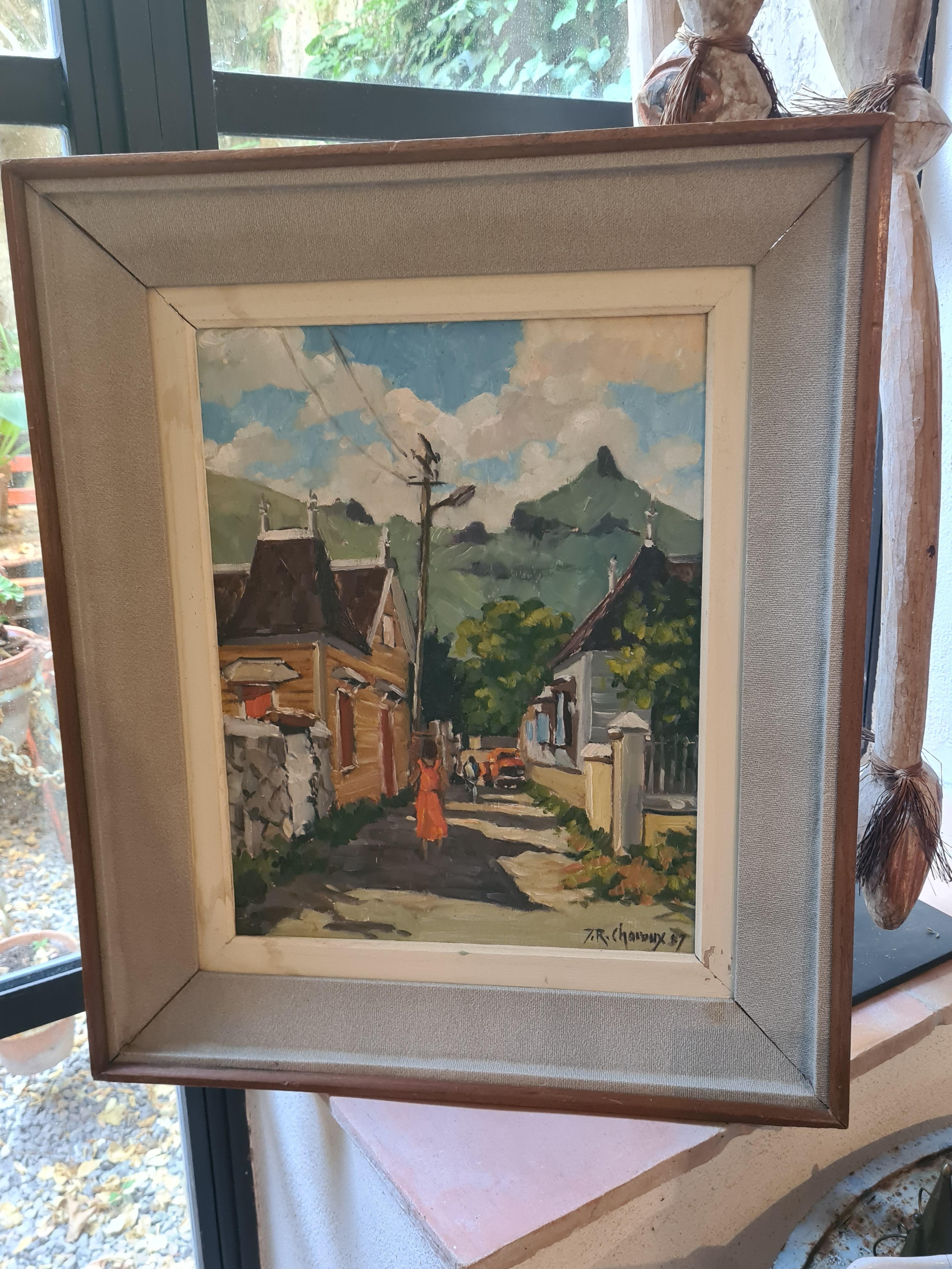 Modern Mauritian Street Scene, Veille Rue de Port Saint Louis For Sale 8