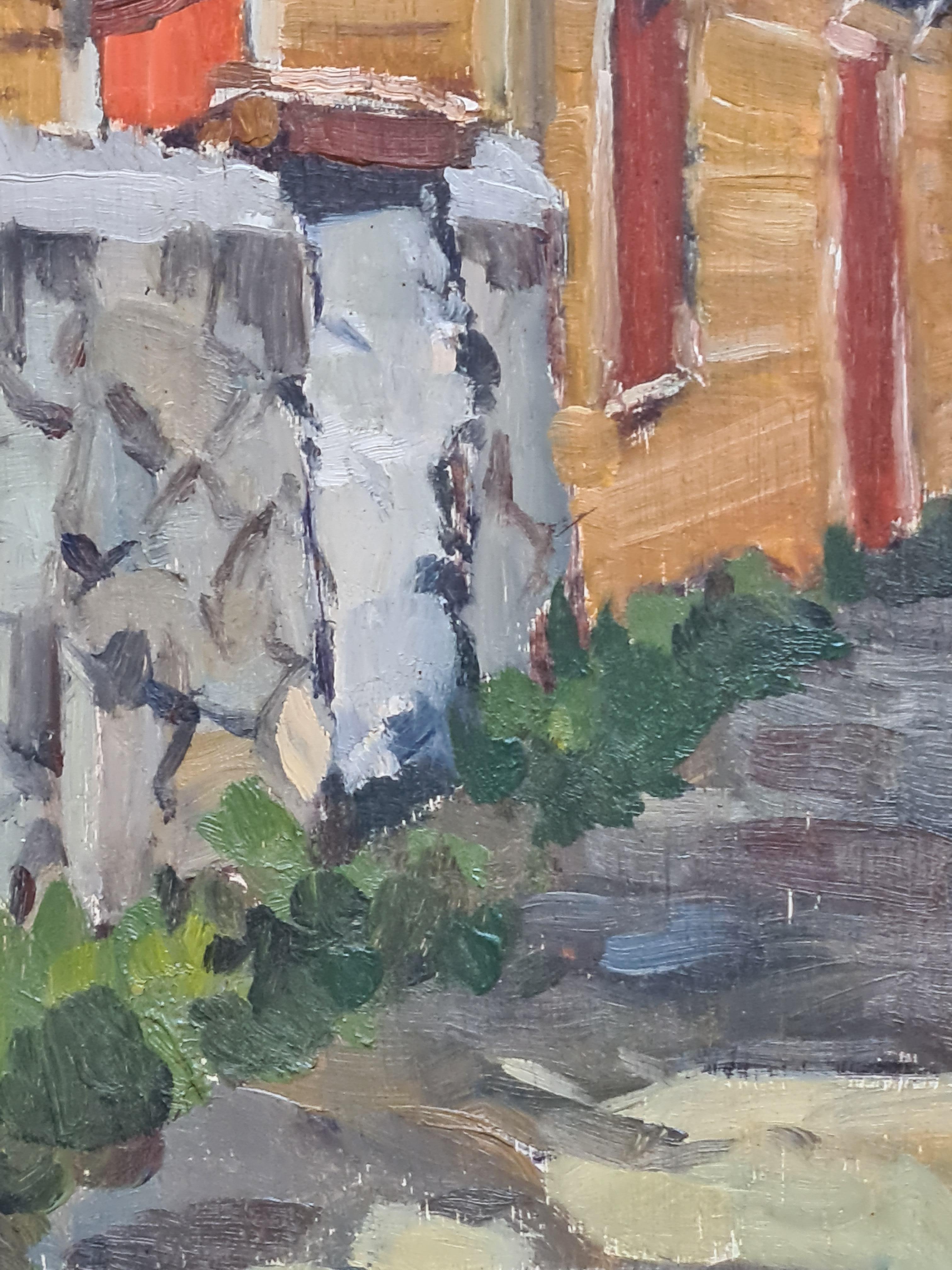 Modern Mauritian Street Scene, Veille Rue de Port Saint Louis For Sale 3