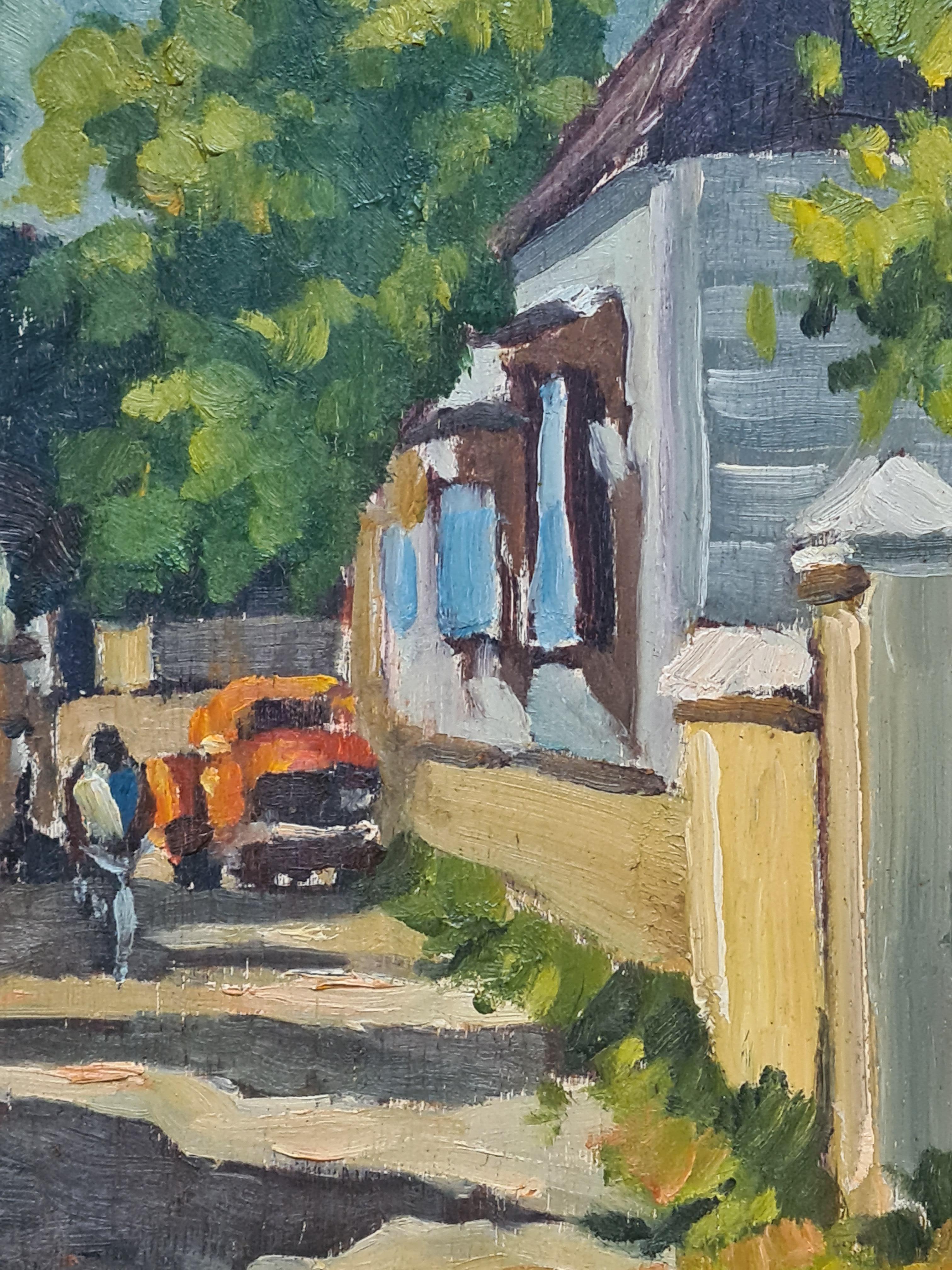Modern Mauritian Street Scene, Veille Rue de Port Saint Louis For Sale 4