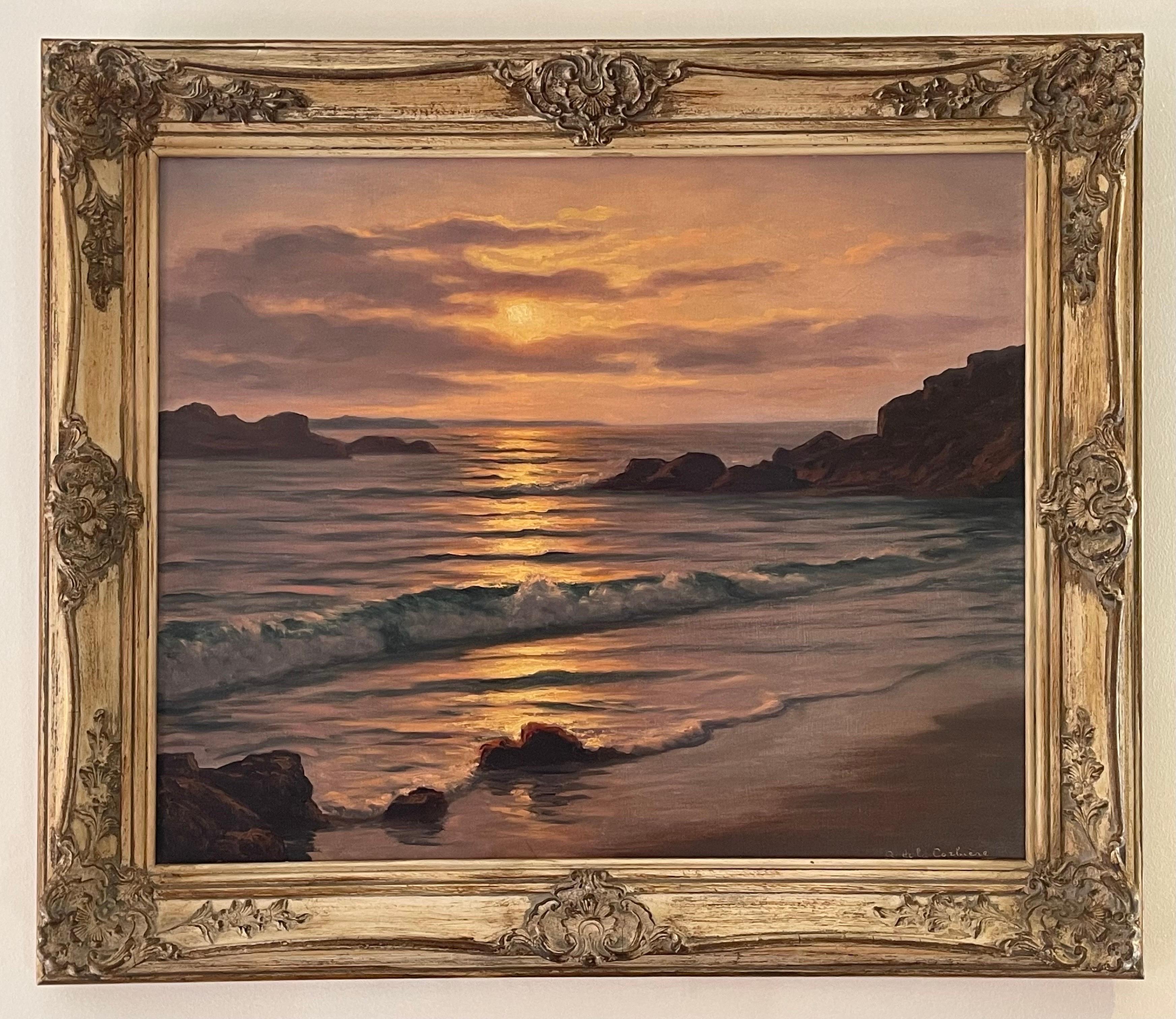 peinture coucher de soleil peintre connu