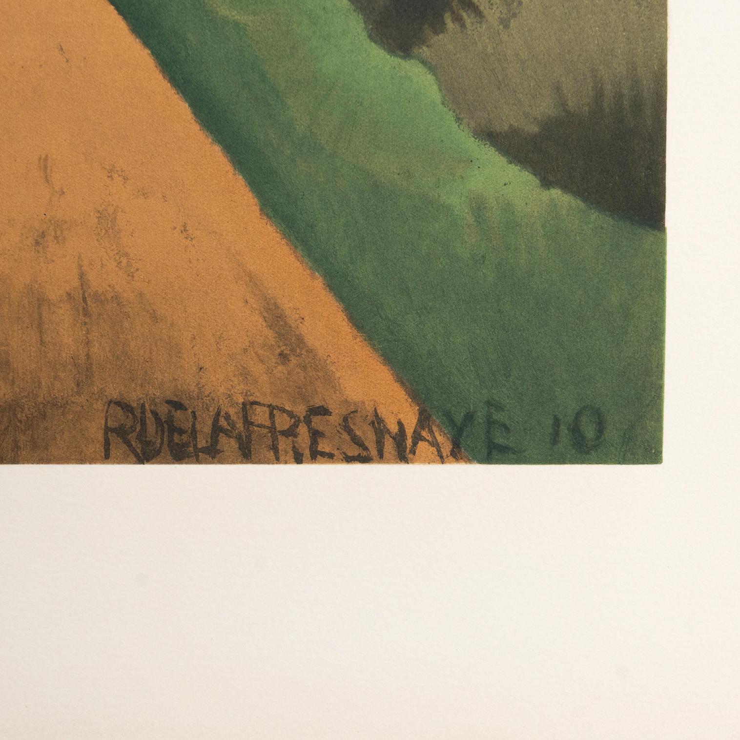 Roger de la Fresnaye 'L'Entree Du Village' Framed Lithography, circa 1968 4