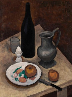 Nature morte à l'oeuf - Roger de la Fresnaye, Stillleben, modern, französisch, Obst