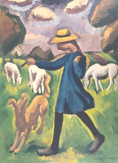 de La Fresnaye, Gardeuse de moutons, Collection Pierre Lévy (after)