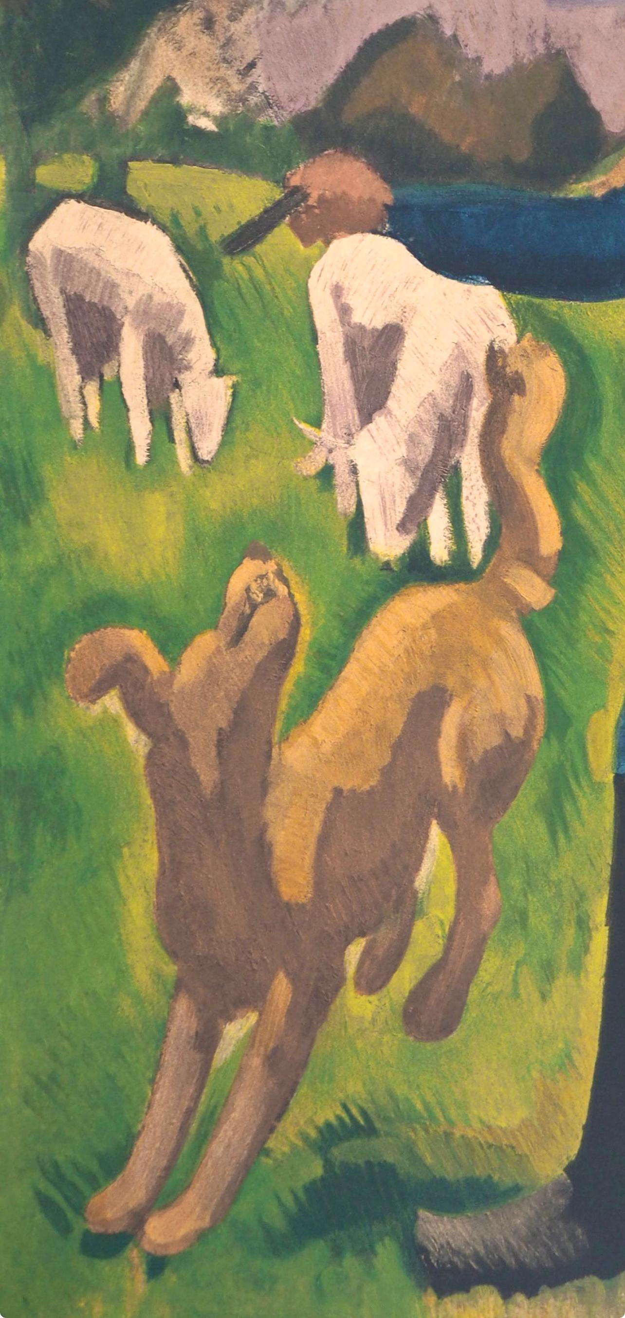 de La Fresnaye, Gardeuse de moutons, Roger de La Fresnaye (after) For Sale 1