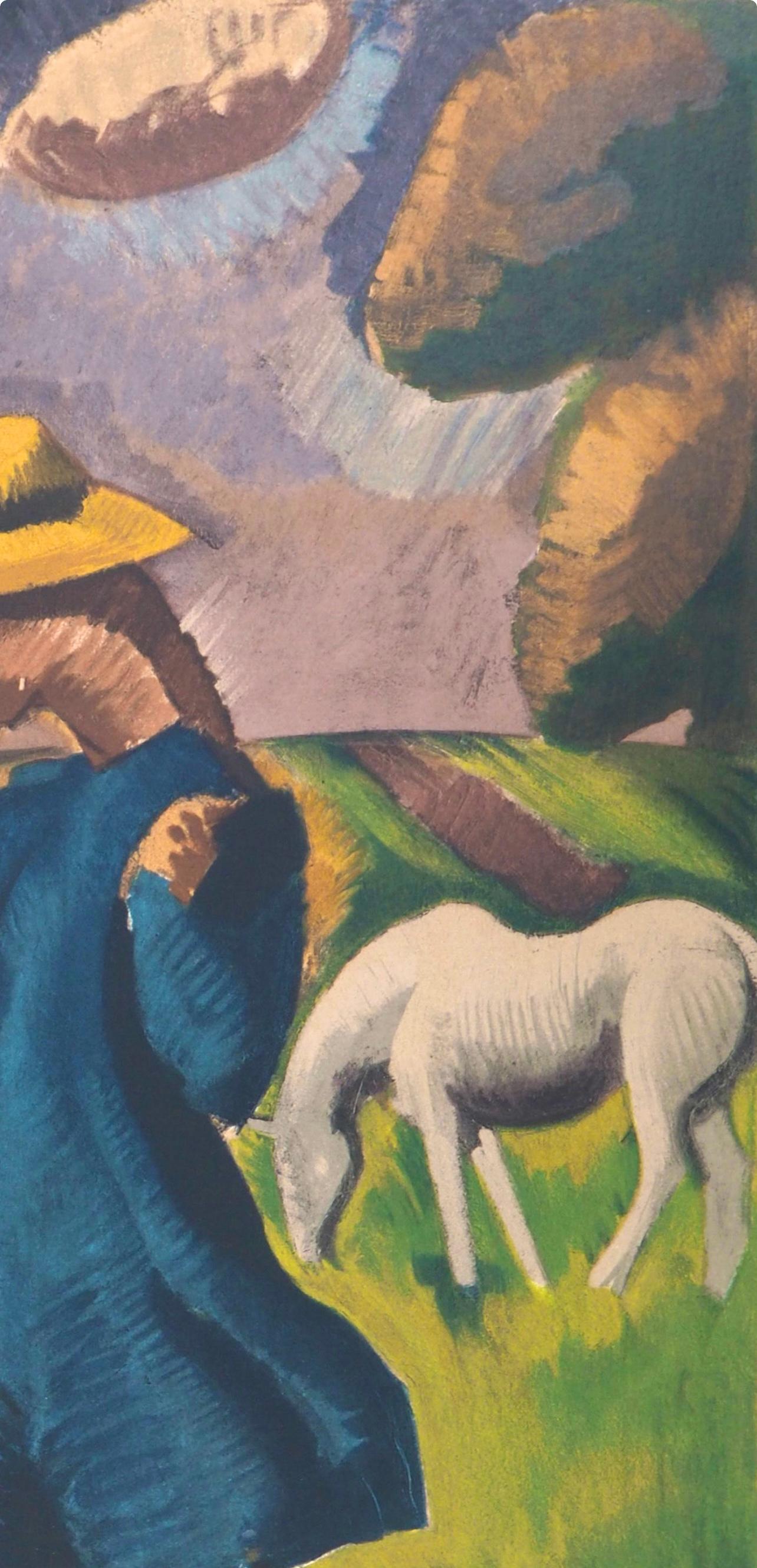 de La Fresnaye, Gardeuse de moutons, Roger de La Fresnaye (after) For Sale 3