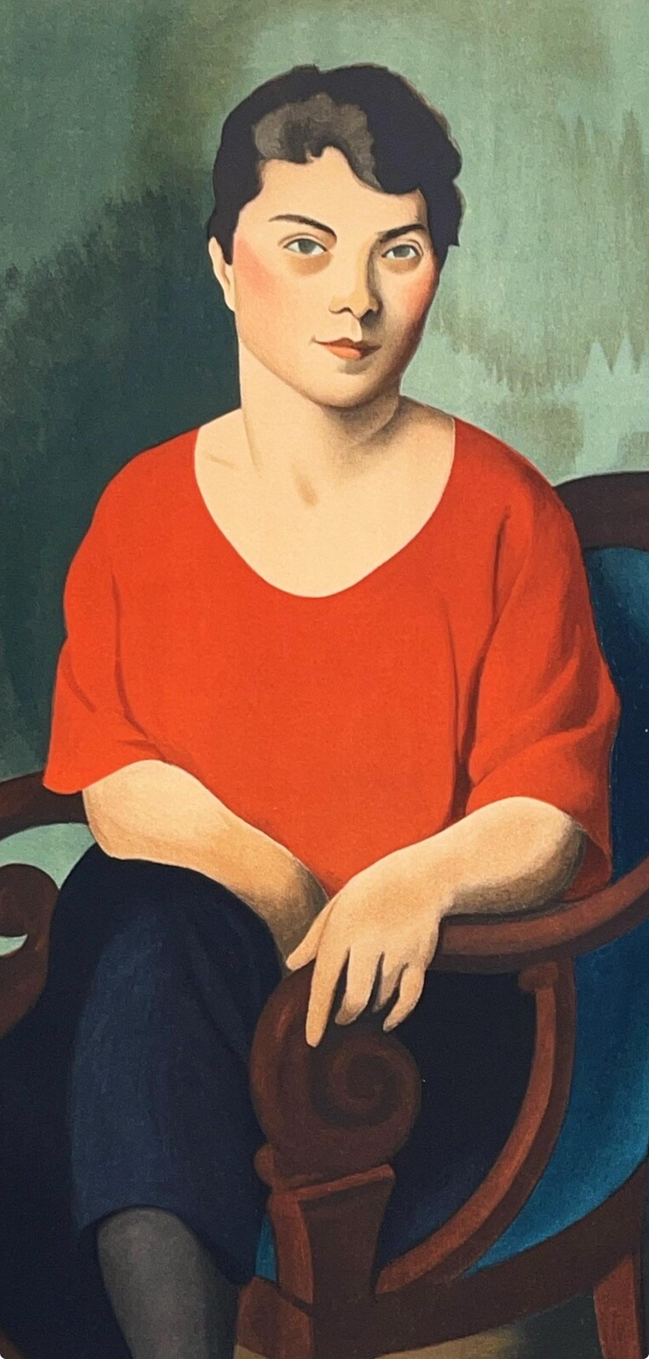 de La Fresnaye, La Roumaine, The Collective Pierre Lévy (d'après) - Print de Roger de la Fresnaye