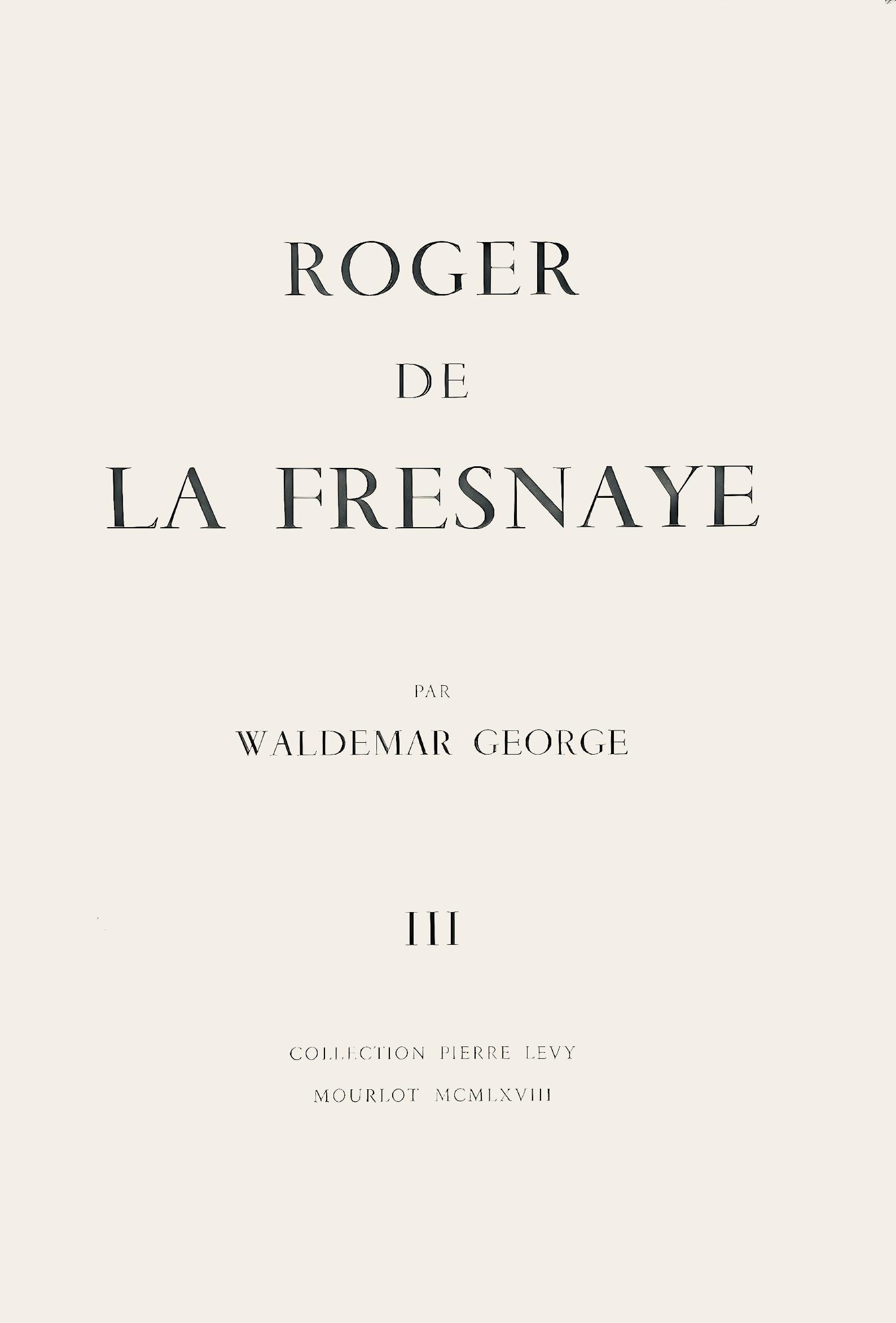 de La Fresnaye, La Roumaine, The Collective Pierre Lévy (d'après) en vente 1