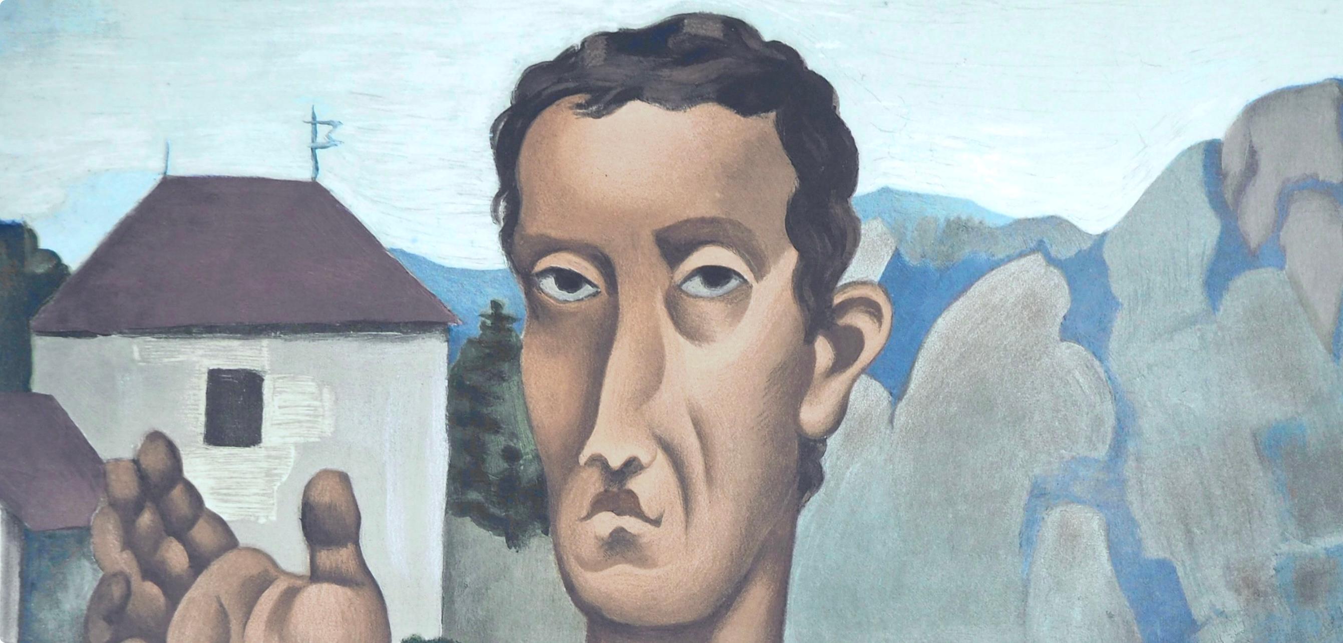 de La Fresnaye, Le Bouvier, The Collective Pierre Lévy (d'après) - Gris Figurative Print par Roger de la Fresnaye