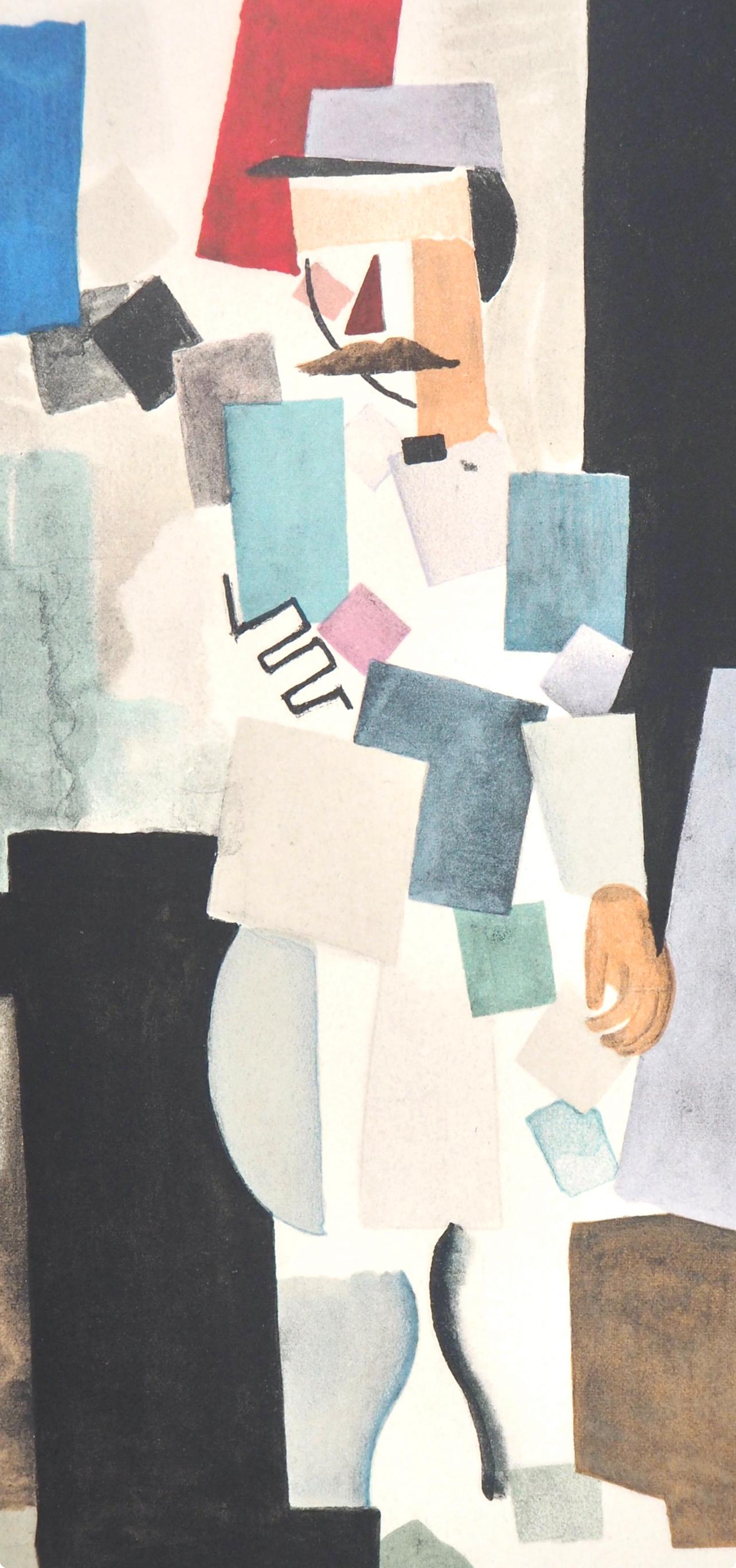 de La Fresnaye, Scène militaire, The Collective Pierre Lévy (d'après) - Print de Roger de la Fresnaye