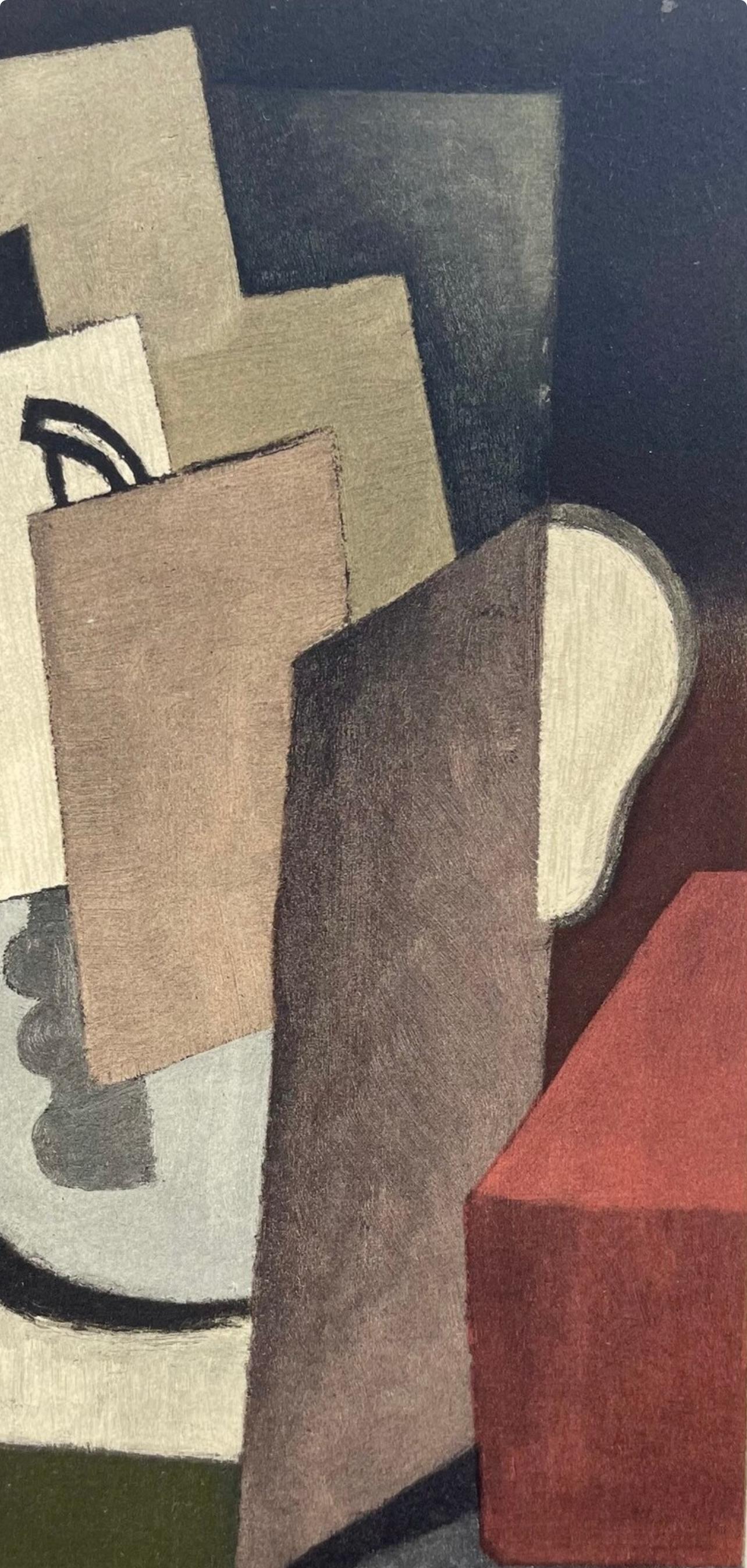 de La Fresnaye, Visage, Collection Pierre Lévy (after) - Print by Roger de la Fresnaye
