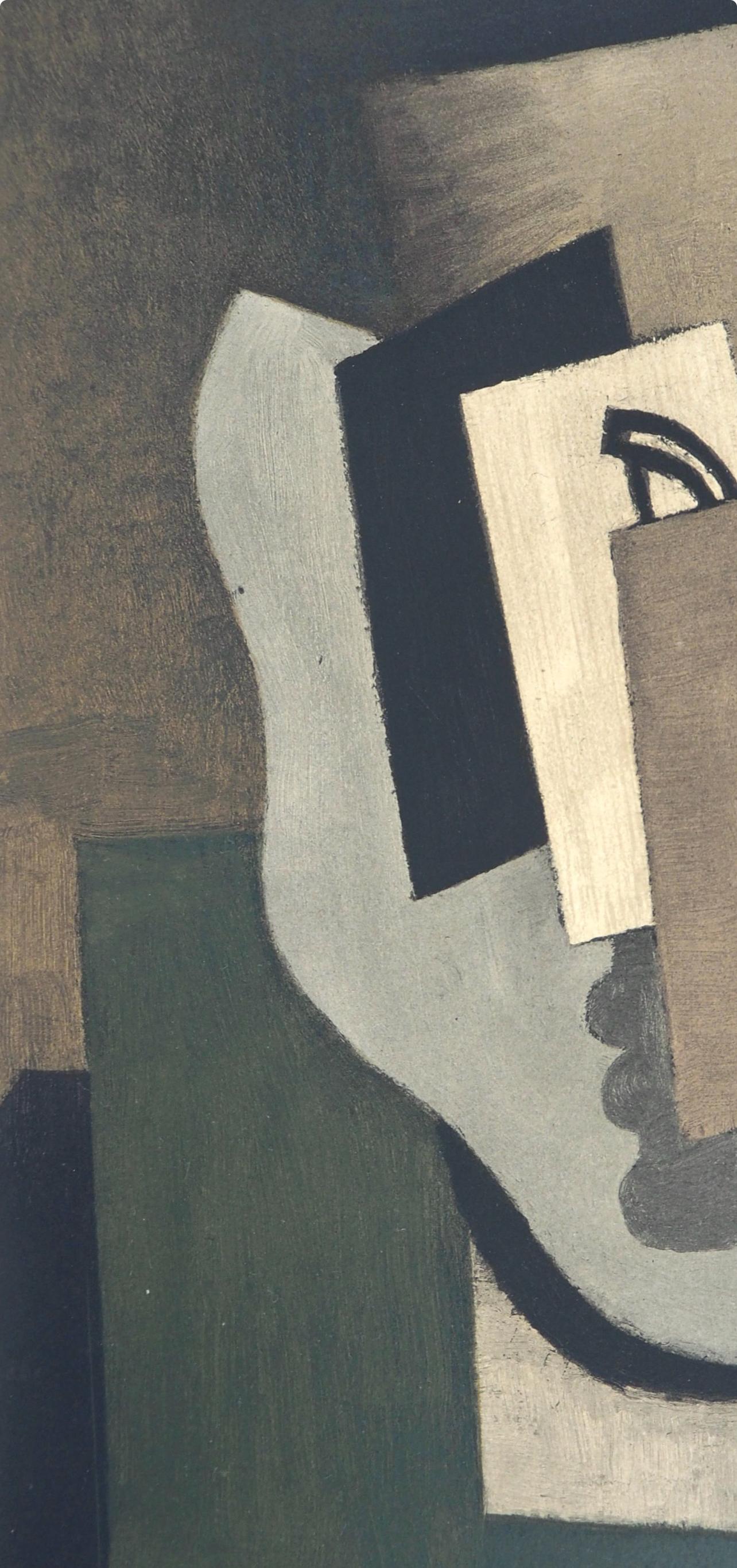 Roger de La Fresnaye, Face, 1968 (after) - Cubist Print by Roger de la Fresnaye