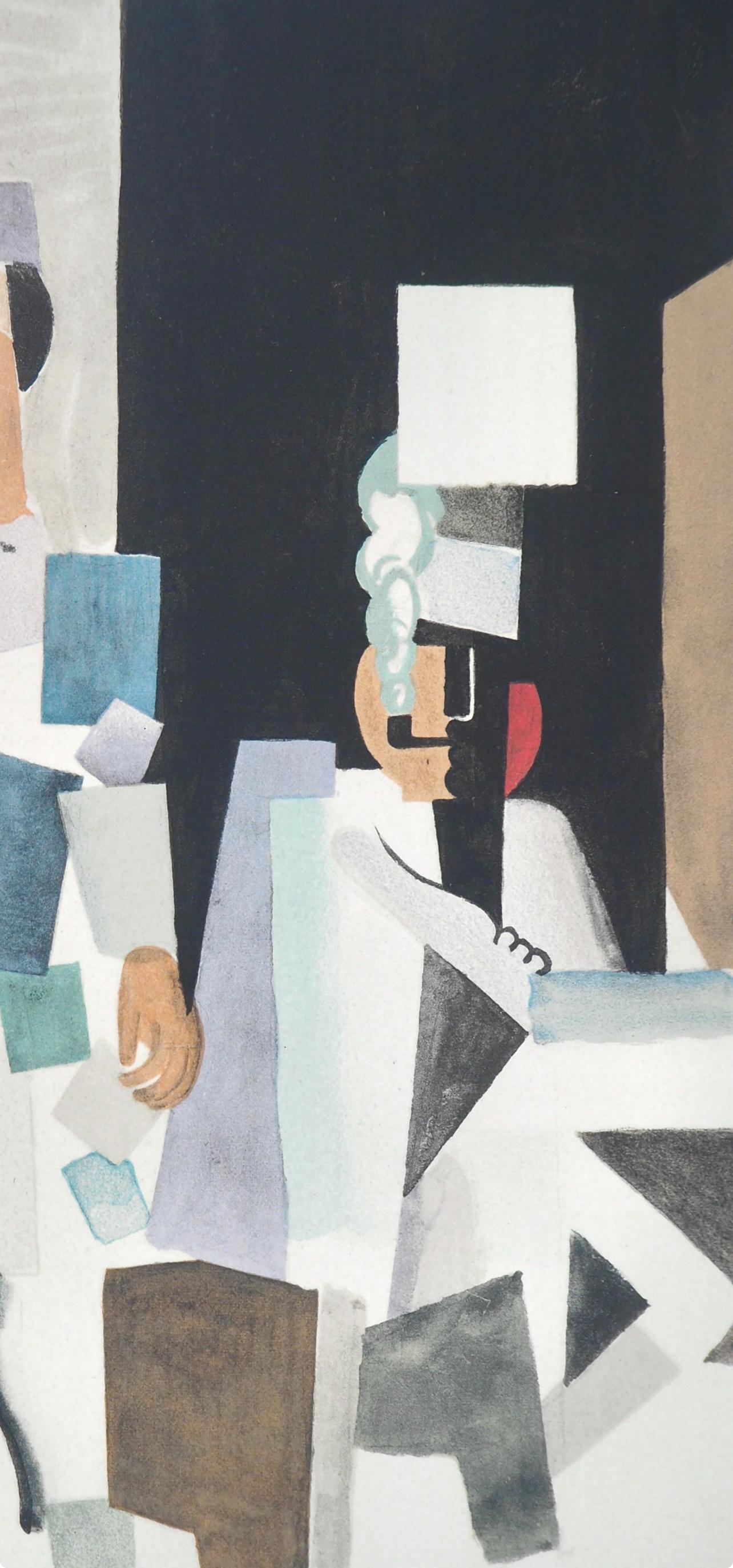 Roger de la Fresnaye, Scène militaire, 1968 (d'après) en vente 2