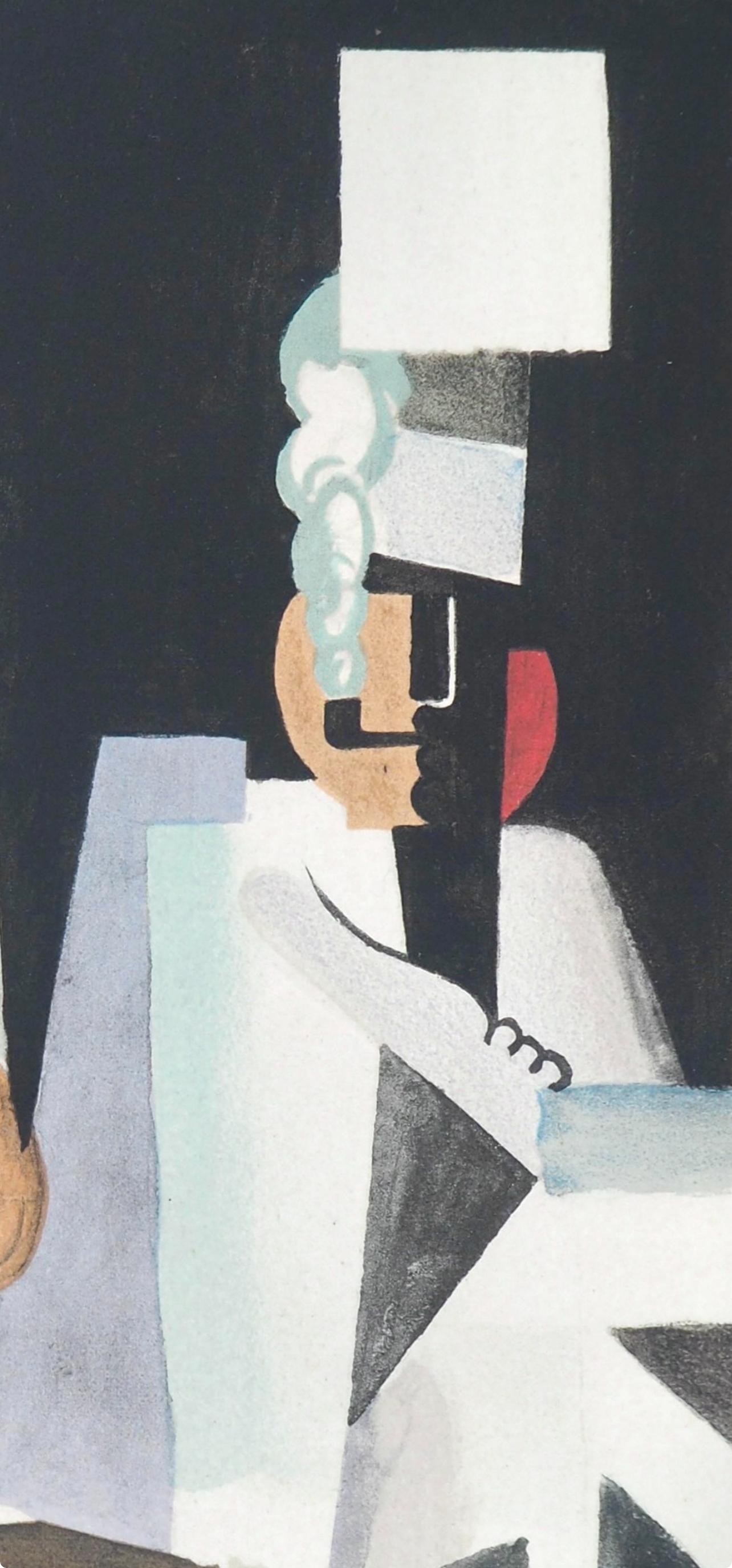 Roger de la Fresnaye, Scène militaire, 1968 (d'après) en vente 3