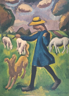 Roger de La Fresnaye, Shepherdess, 1968 (after)