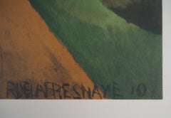 Piccolo villaggio - Litografia, Mourlot