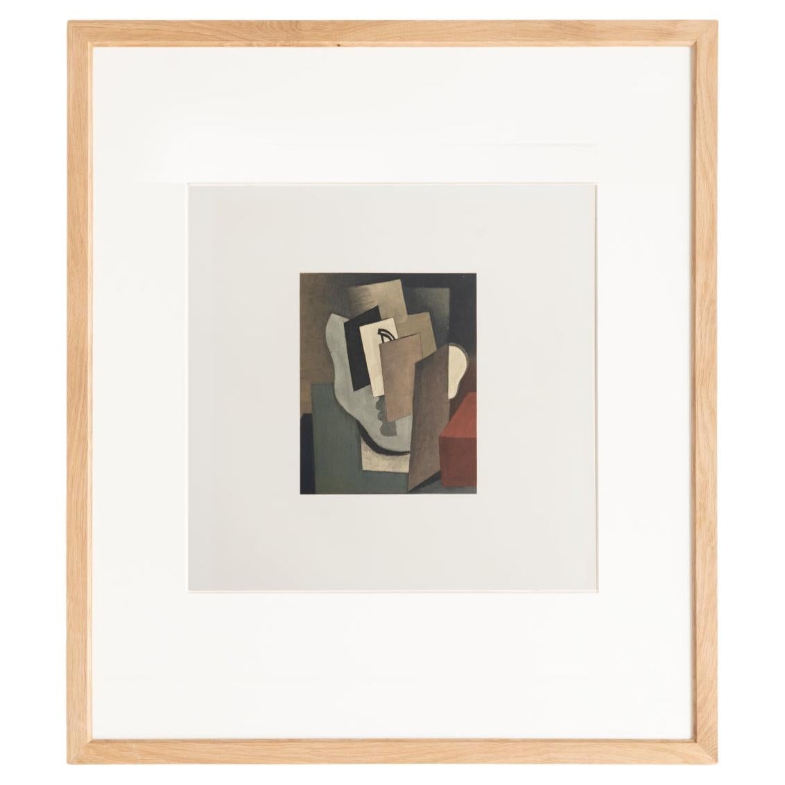 Roger de la Fresnaye 'Visage' Framed Lithography, circa 1968