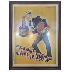 Vintage Roger de Valerio Cherry Maurice Chevalier Poster, 1935