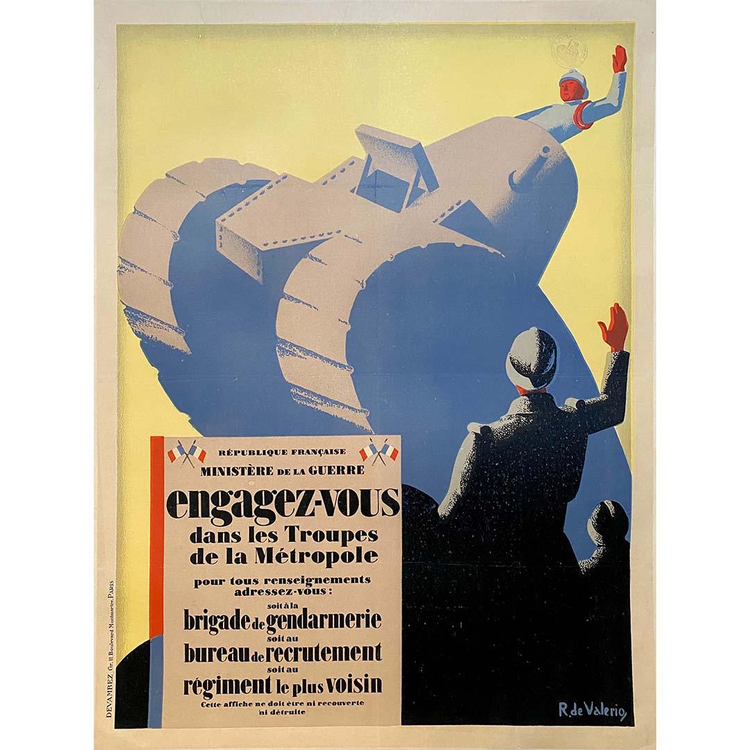 Roger de Valerio, pseudonym of Roger Laviron 🇫🇷 (1886-1951), is a French illustrator, poster artist and painter.

Throughout his career, he worked as an art director in various newspapers and publishing houses for which he made many covers and