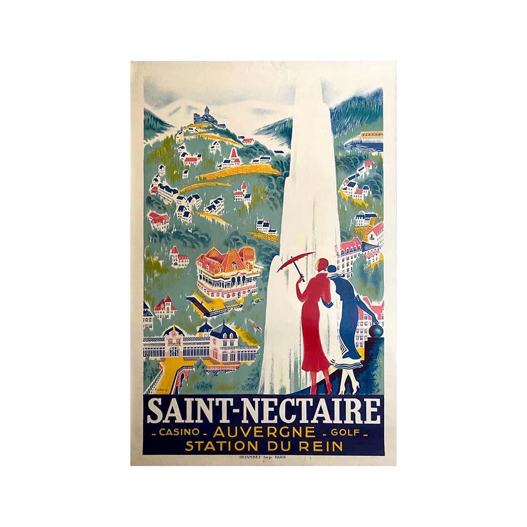 L'affiche originale de 1925 de De Valerio pour la 