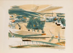 Roger Derieux - Mid 20th Century Lithograph, The Seine