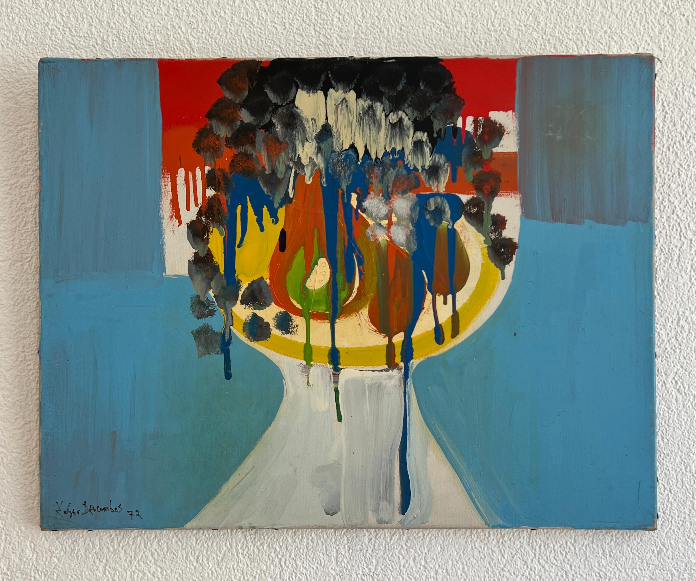 Composition - Painting by Roger Descombes
