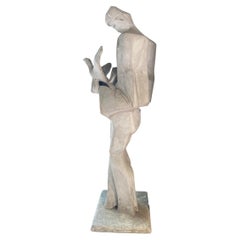 Roger Desserprit, Sculpture "Widow with a bird"