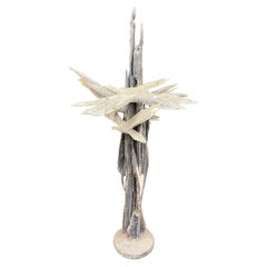 Roger Desserprit '1923-1985' Sculpture en bois et plâtre, vers 1960