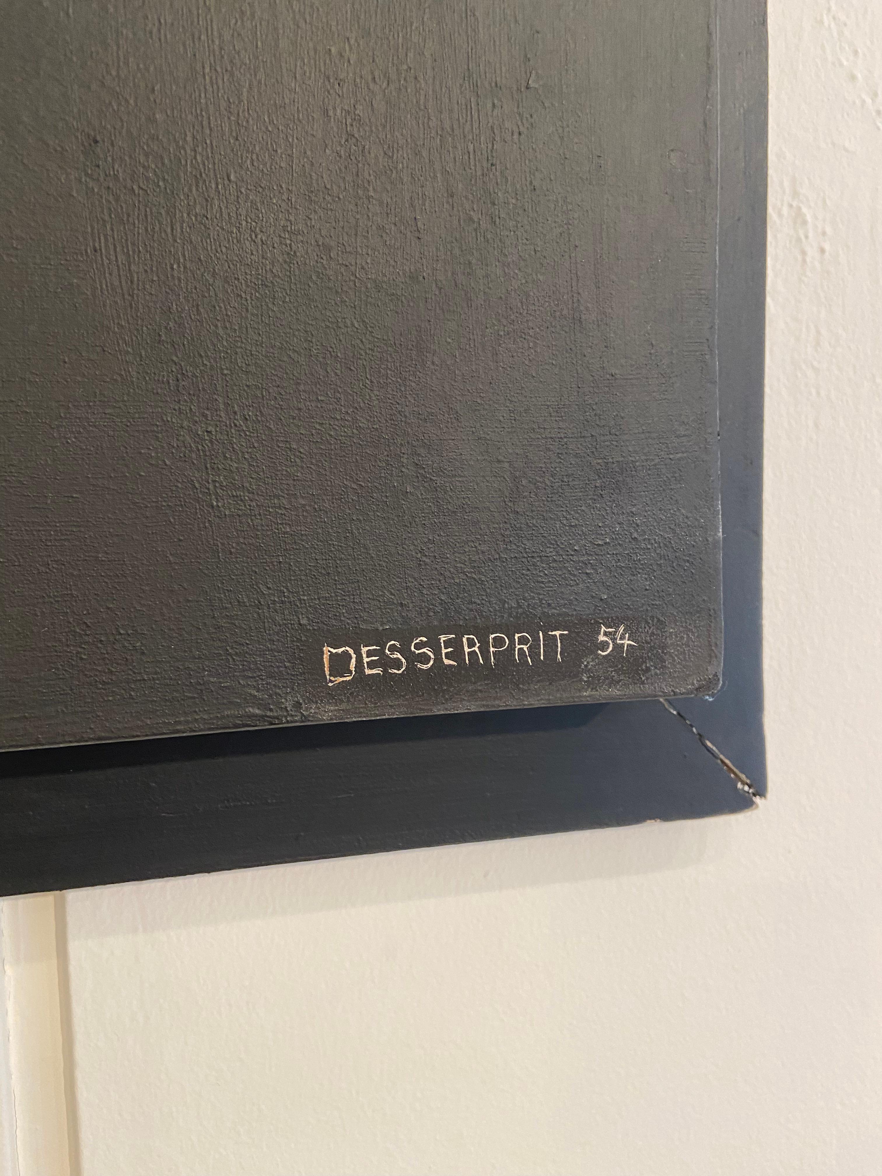 Roger Desserprit Low Relief Painting, Signed, France, circa 1980 In Good Condition For Sale In Saint-Ouen, FR