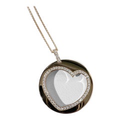 Roger dubuis 18k Rose Gold Diamond Pendant Necklaces