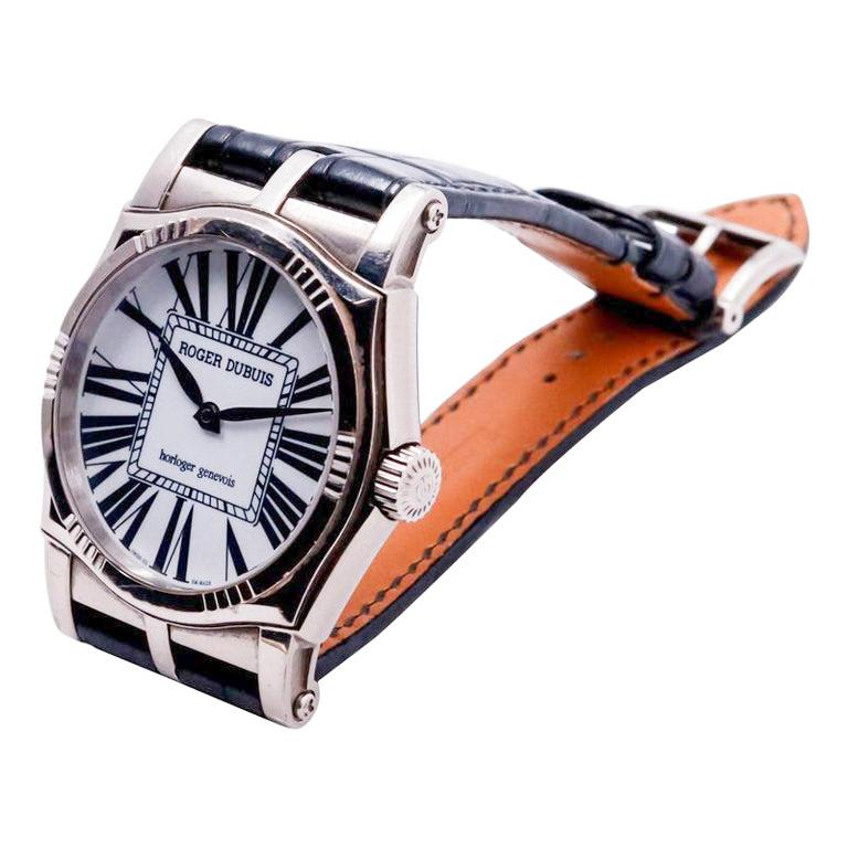 Roger Dubuis Sympathie aus 18 Karat Weißgold in neuem Zustand mit Schachtel und Papieren 5
