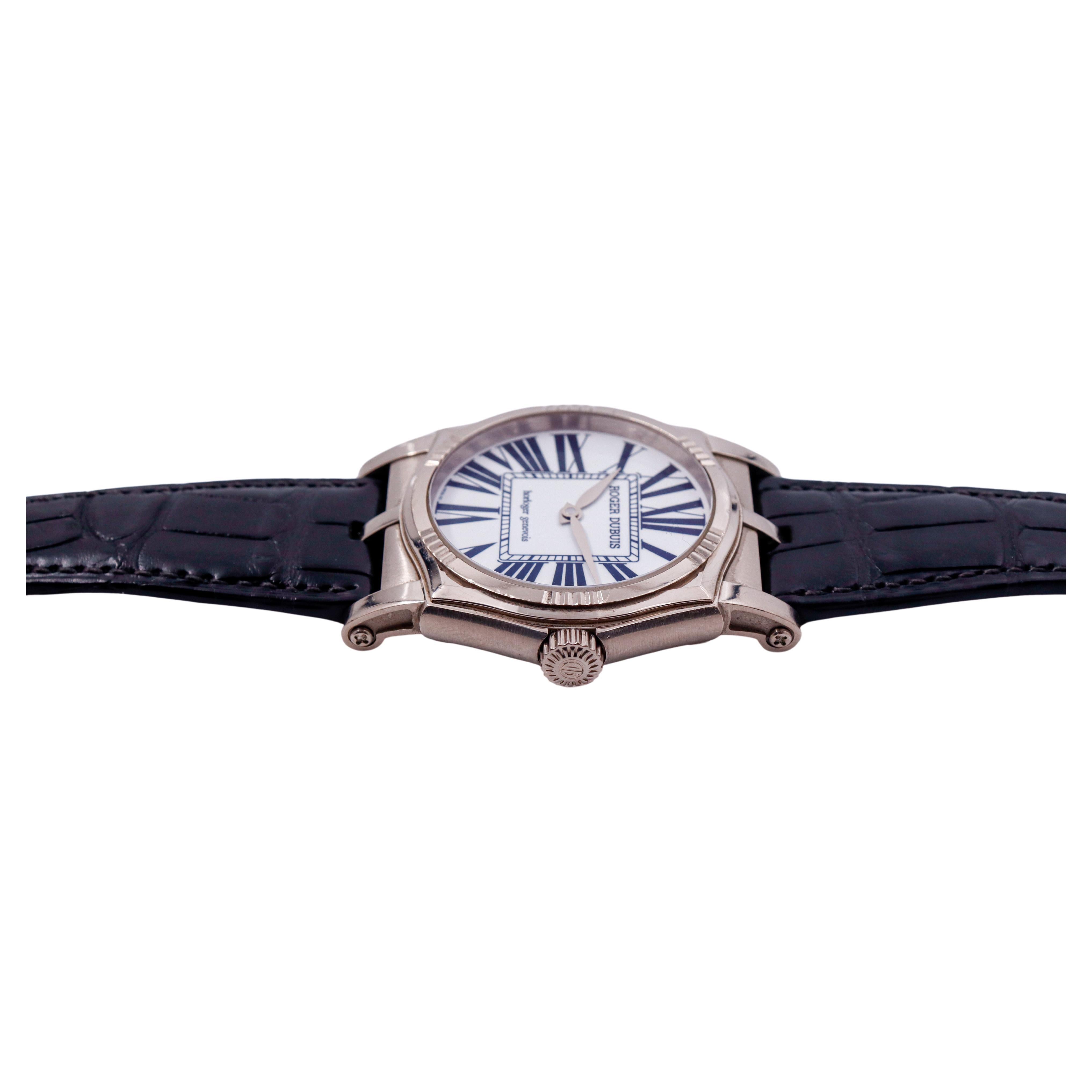 Roger Dubuis Sympathie aus 18 Karat Weißgold in neuem Zustand mit Schachtel und Papieren 6