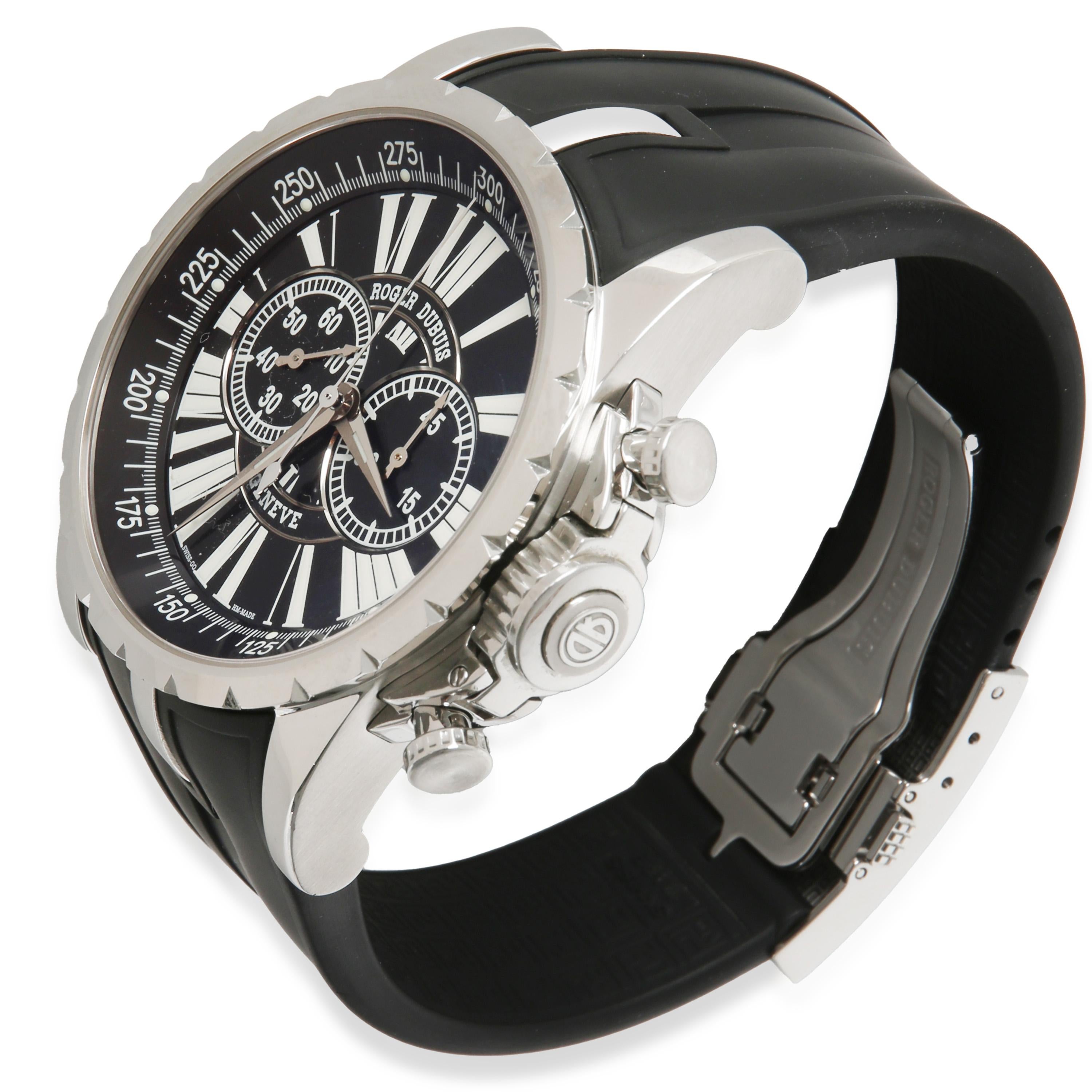 Roger Dubuis Excaliber EX45 78 9 9.71R Men's Watch in  Stainless Steel In Excellent Condition For Sale In New York, NY