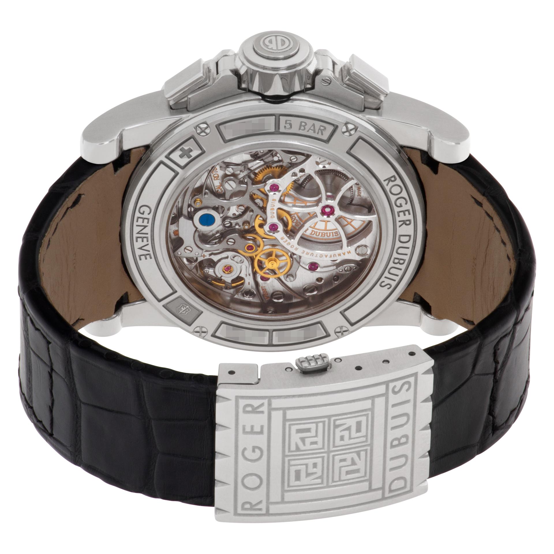 Roger Dubuis Excalibur Chronograph in Stainless Steel Wristwatch Ref.   In Excellent Condition In Surfside, FL
