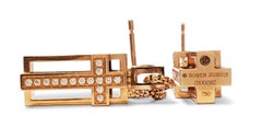 Roger Dubuis 'Follow Me' Gold- und Diamant-Ohrringe