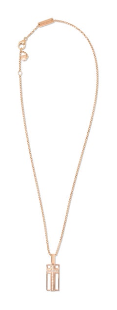 Roger Dubuis 'Follow Me' Gold and Diamond Pendant Necklace