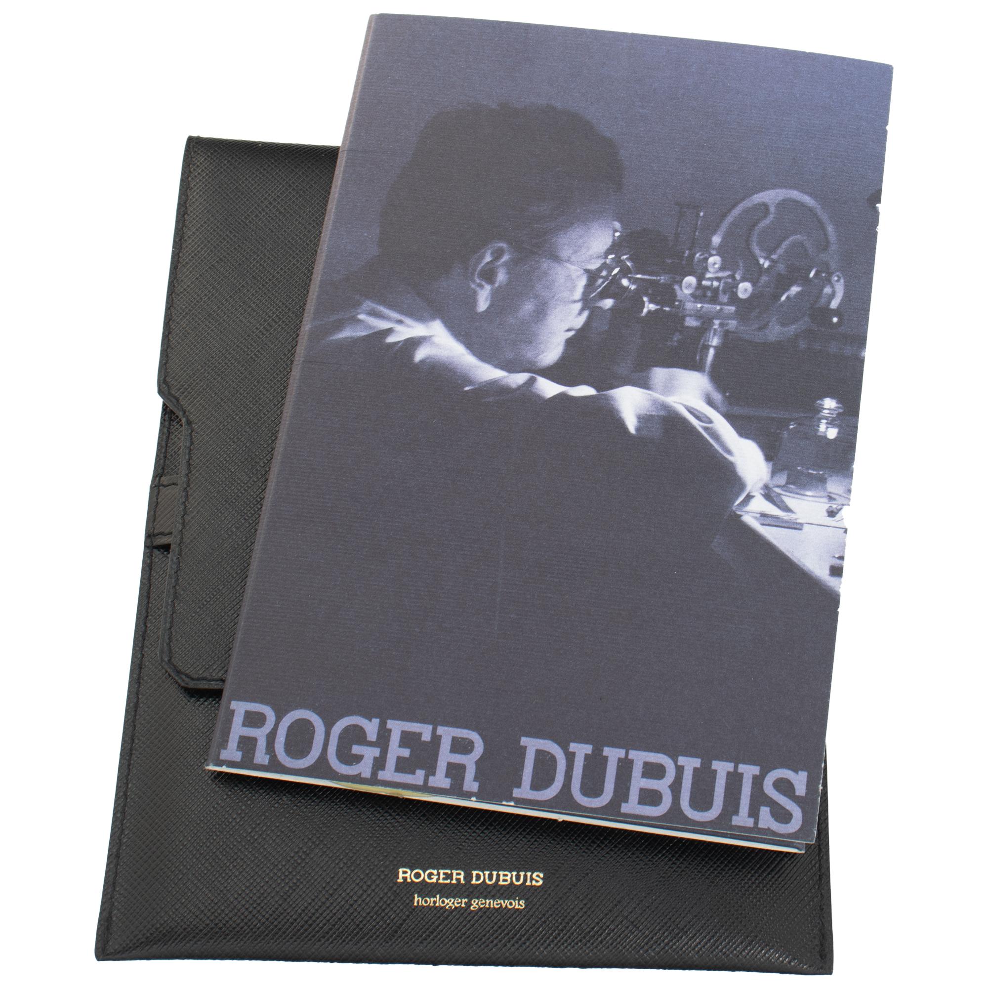 Roger Dubuis Montre-bracelet manuelle carrée dorée en or rose 18 carats Réf. G34 98 5-SD en vente 1