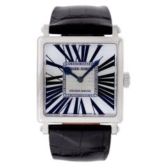 Reloj Roger Dubuis Golden Square de oro blanco de 18 quilates Ref DBGS0322