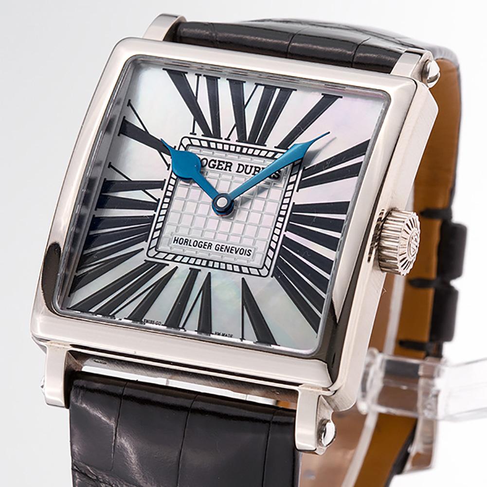 Roger Dubuis Golden Square in 18k White Gold Wristwatch Ref. Dbgs0322 1