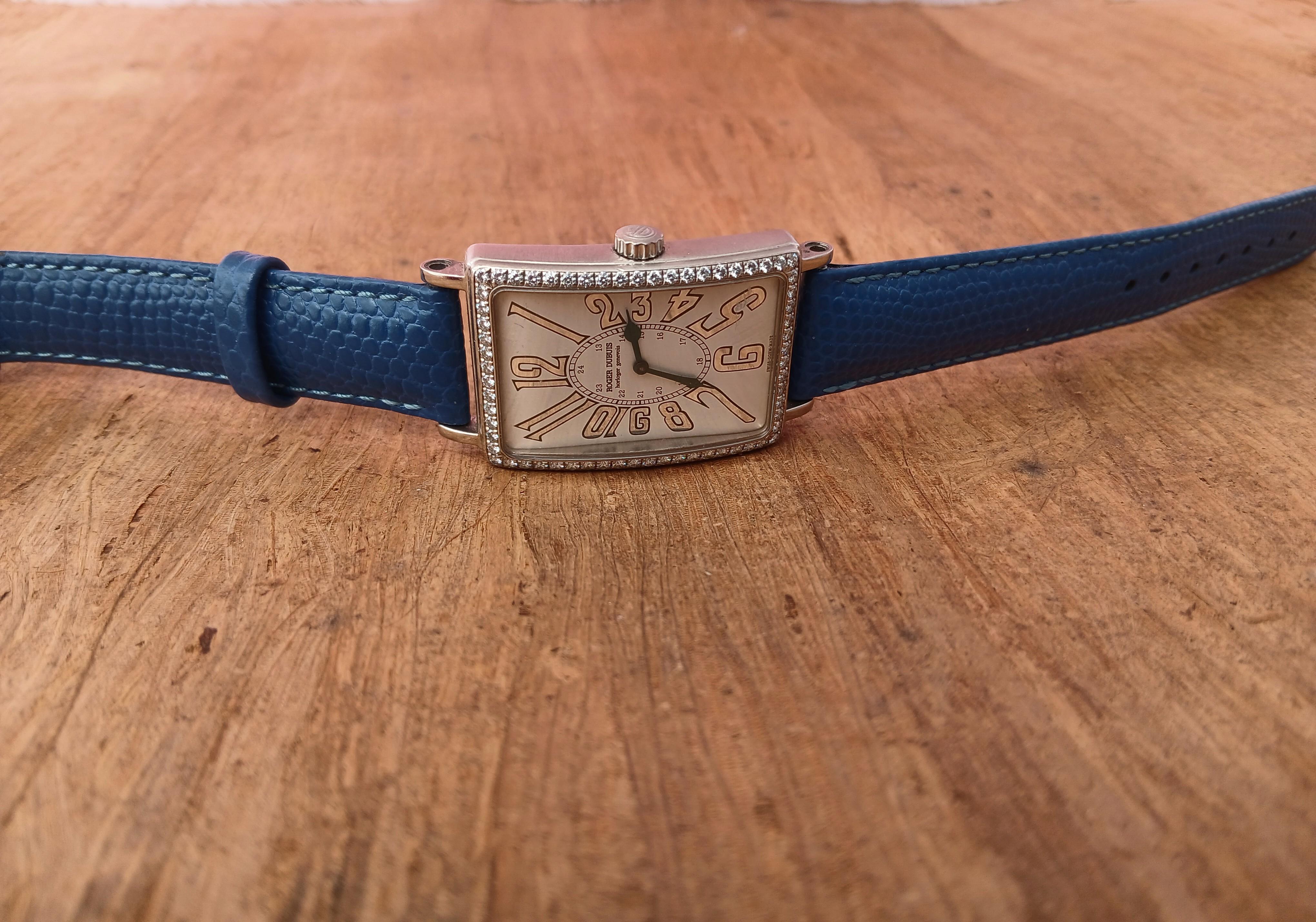 Orologio Roger Dubuis Much More in oro bianco 18k con cassa di diamanti M25 in vendita 7