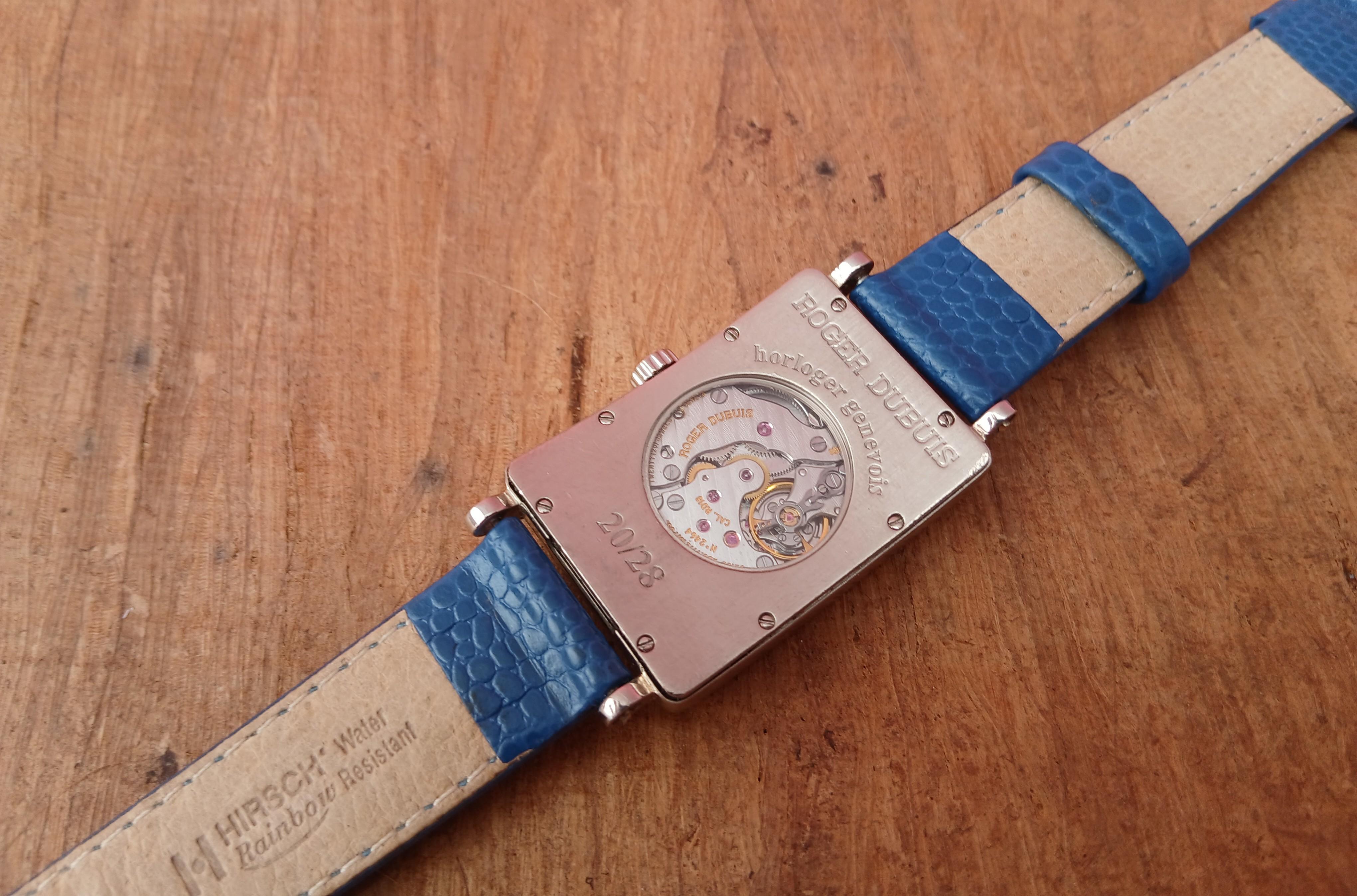 Orologio Roger Dubuis Much More in oro bianco 18k con cassa di diamanti M25 in vendita 3