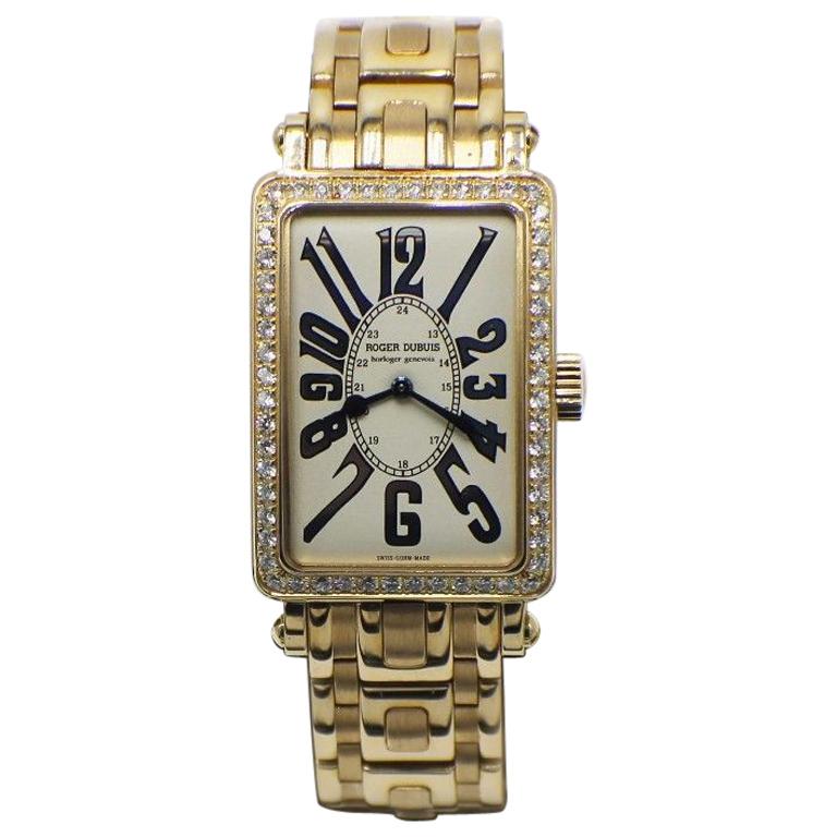 Roger Dubuis Much More Ladies Watch M22 18K Rose Gold Diamond Bezel Box & Papers